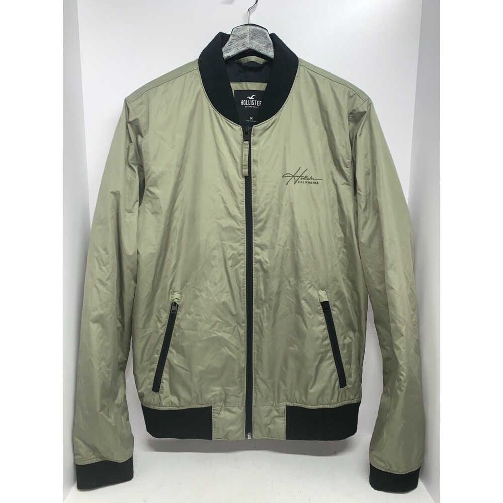 Bomber jacket hollister  Olive green size medium